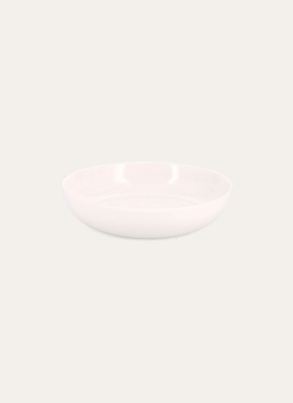 ASSIETTE CREUSE EN GRÈS CRÈME
