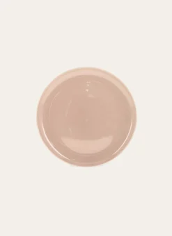 ASSIETTE PLATE EN GRÈS LATTE