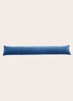 BAS DE PORTE EN VELOURS BLEU