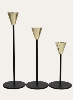 BOUGEOIR MÉTAL Noir