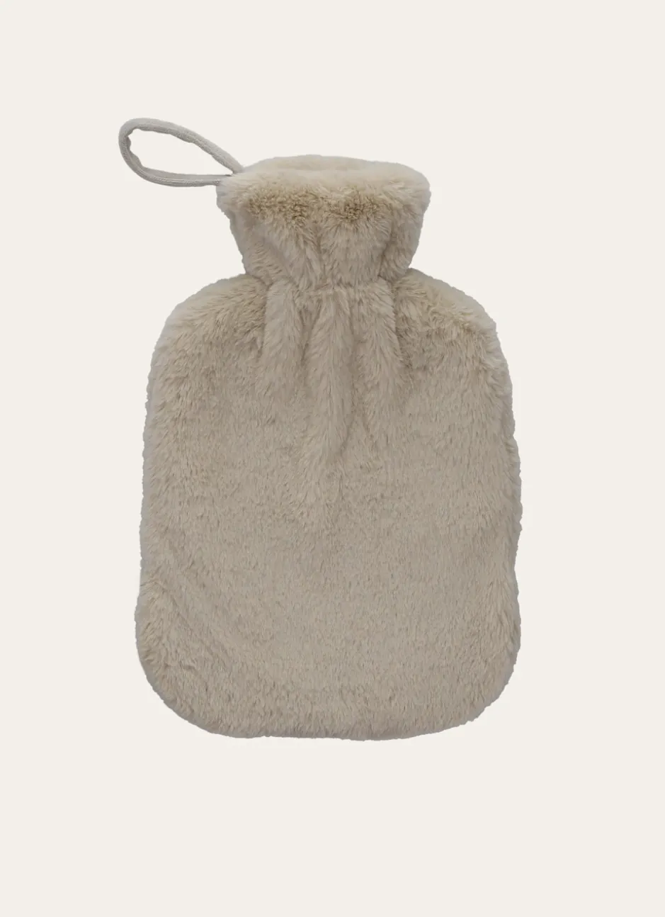 BOUILLOTTE EFFET FOURRURE BEIGE