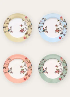 COFFRET DE 4 ASSIETTES À DESSERT JISPAHAN MULTICOLORE