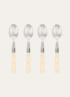 COFFRET DE 4 CUILLERES A CAFE CREME