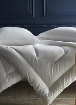 COUETTE CHAUDE EN PERCALE DE COTON - 350G BLANC