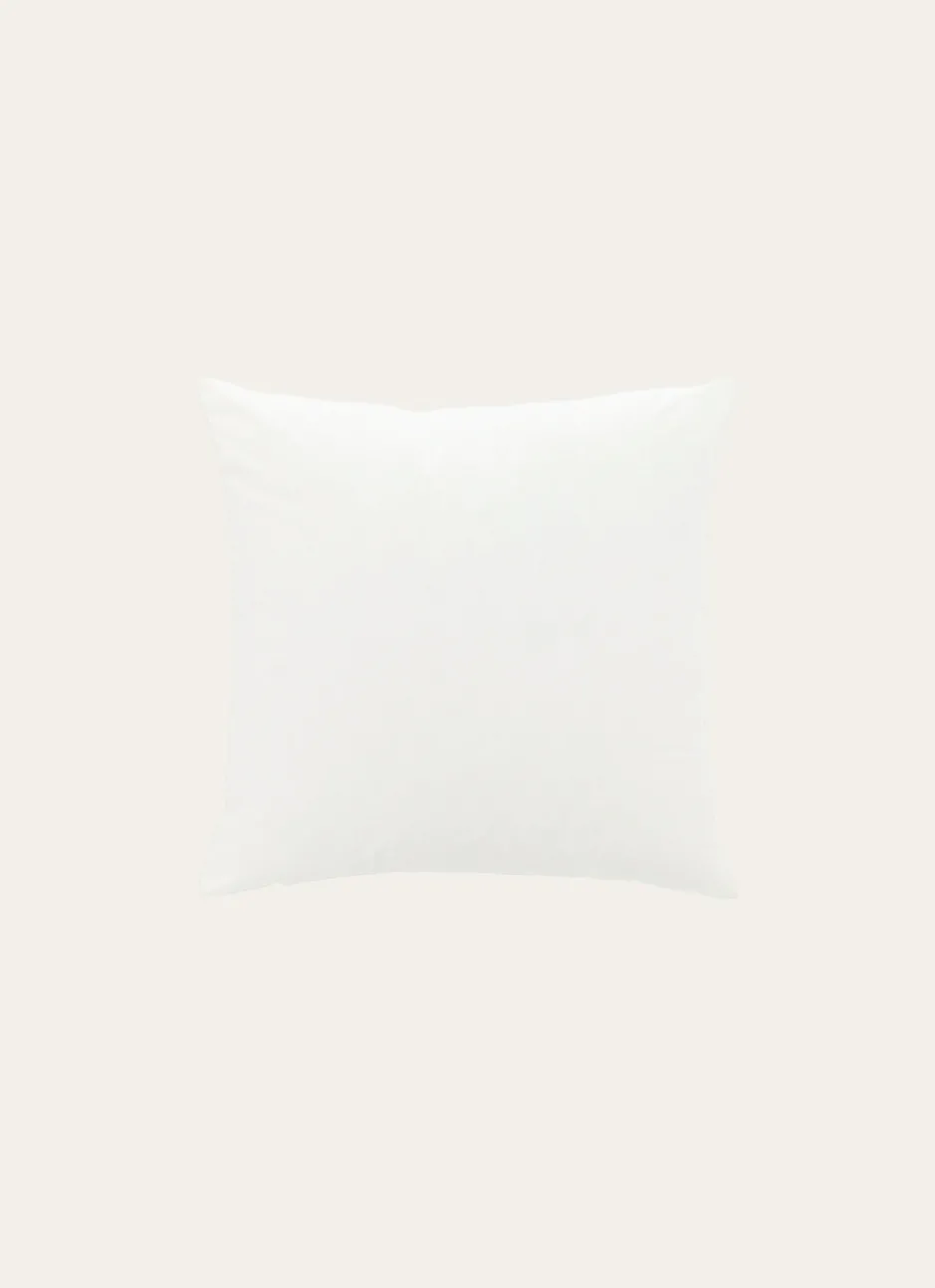 COUSSIN À RECOUVRIR TOUCHER DUVET BLANC