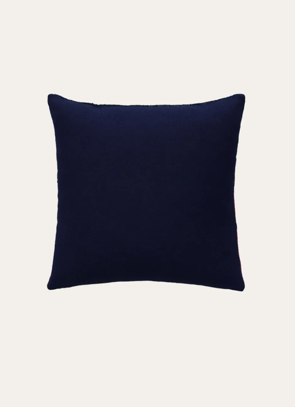 COUSSIN BRODÉ DESIGN MULTICOLORE