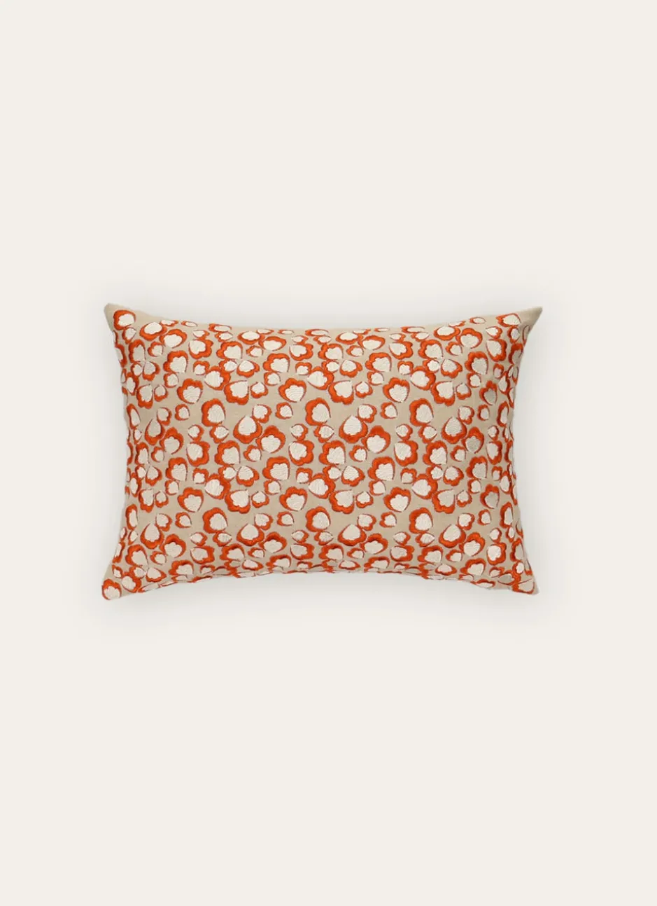 COUSSIN BRODERIE FLORALE ADELE MULTICOLORE