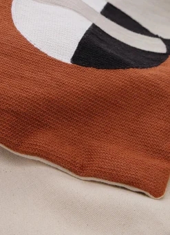 COUSSIN BRODERIE GÉOMÉTRIQUE AGATHE MULTICOLORE