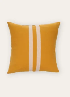 COUSSIN RAYÉ IVOIRE OCRE