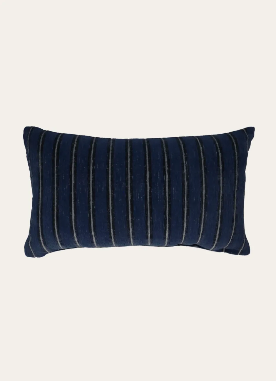 COUSSIN VELOURS RAYÉ COPA MARINE