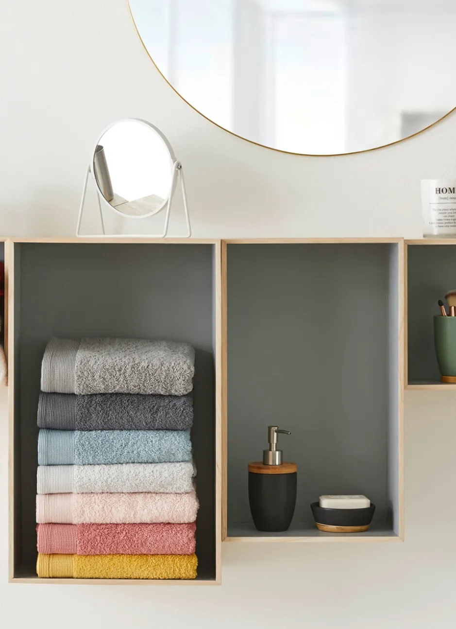 DISTRIBUTEUR DE SAVON EN GRÈS ET BAMBOU NOIR/BAMBOU