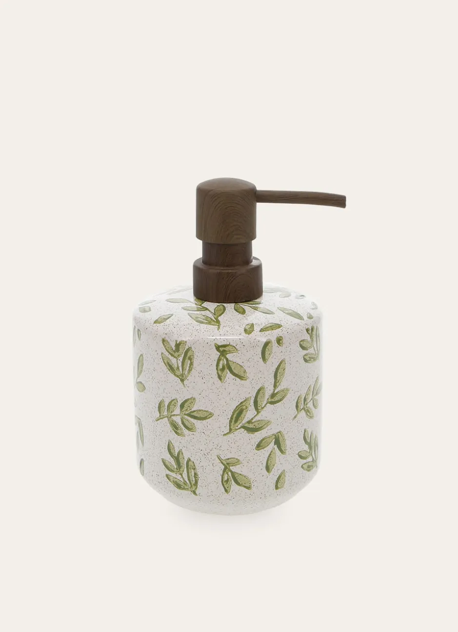 DISTRIBUTEUR DE SAVON EN CÉRAMIQUE RAPHAEL VERT KAKI