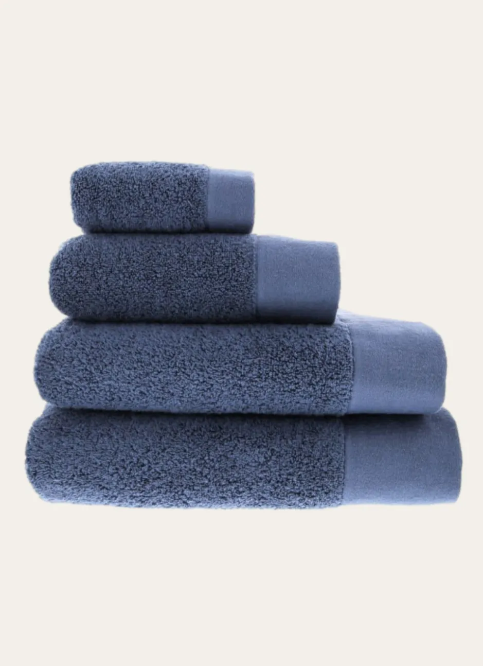 DRAP DE BAIN COTON MOELLEUX ZÉRO TORSION SAPHIR