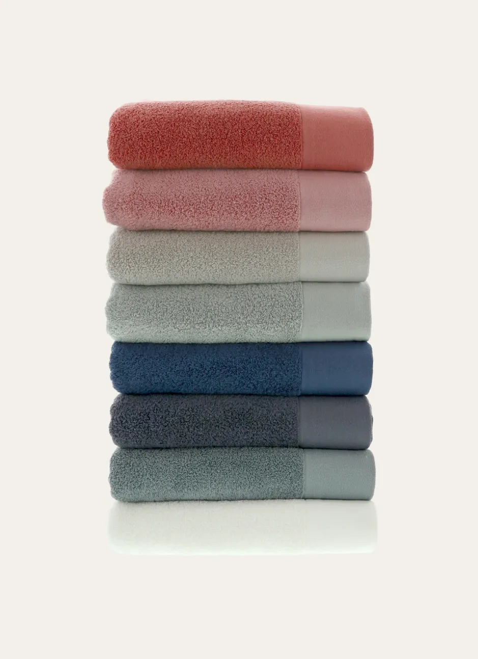 DRAP DE BAIN COTON MOELLEUX ZÉRO TORSION SAPHIR