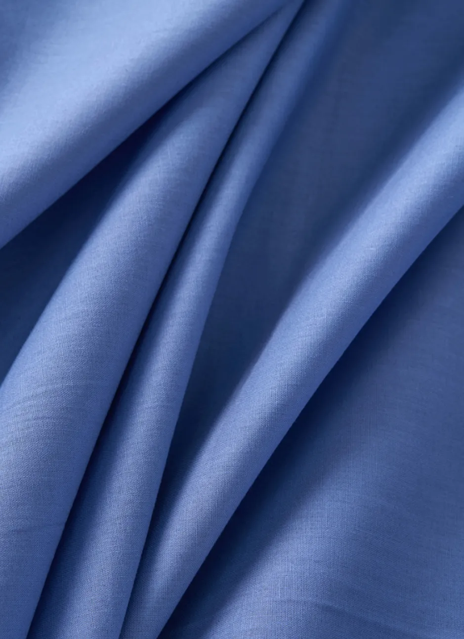 DRAP HOUSSE EN COTON BLEU OCEAN