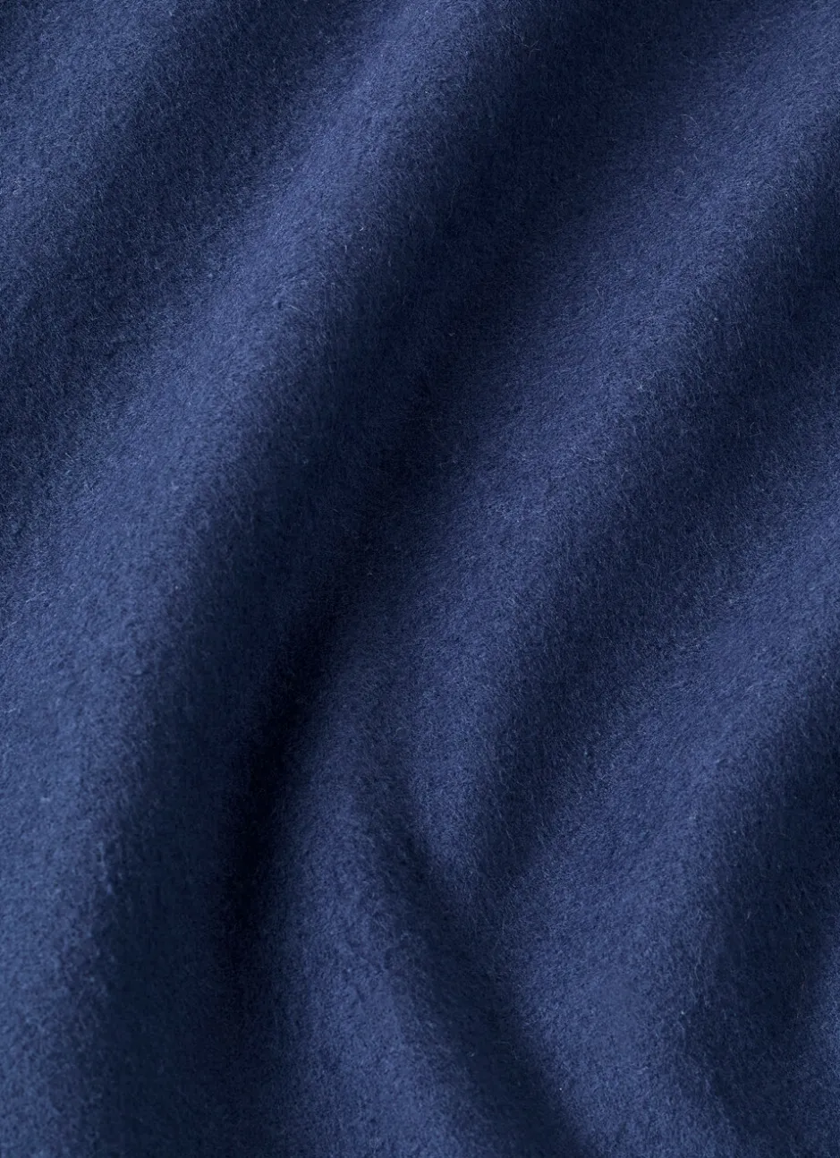 DRAP HOUSSE EN FLANELLE UNIE RAGOON BLEU INDIGO