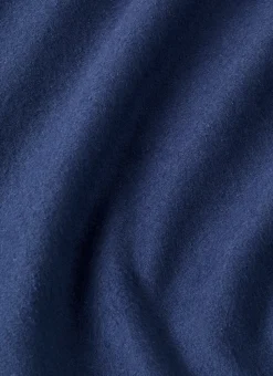 DRAP HOUSSE EN FLANELLE UNIE RAGOON BLEU INDIGO