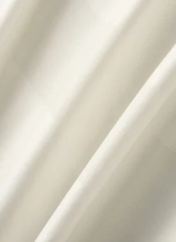 DRAP HOUSSE UNI EN SATIN DE COTON IVOIRE