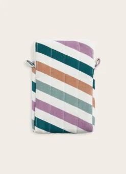 ETUI MULTI-USAGE EN COTON IMPRIMÉ GÉOMÉTRIQUE IMPRIME MULTICOLORE