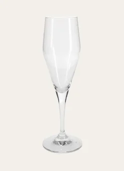 FLUTE EN CRISTALLIN TRANSPARENT