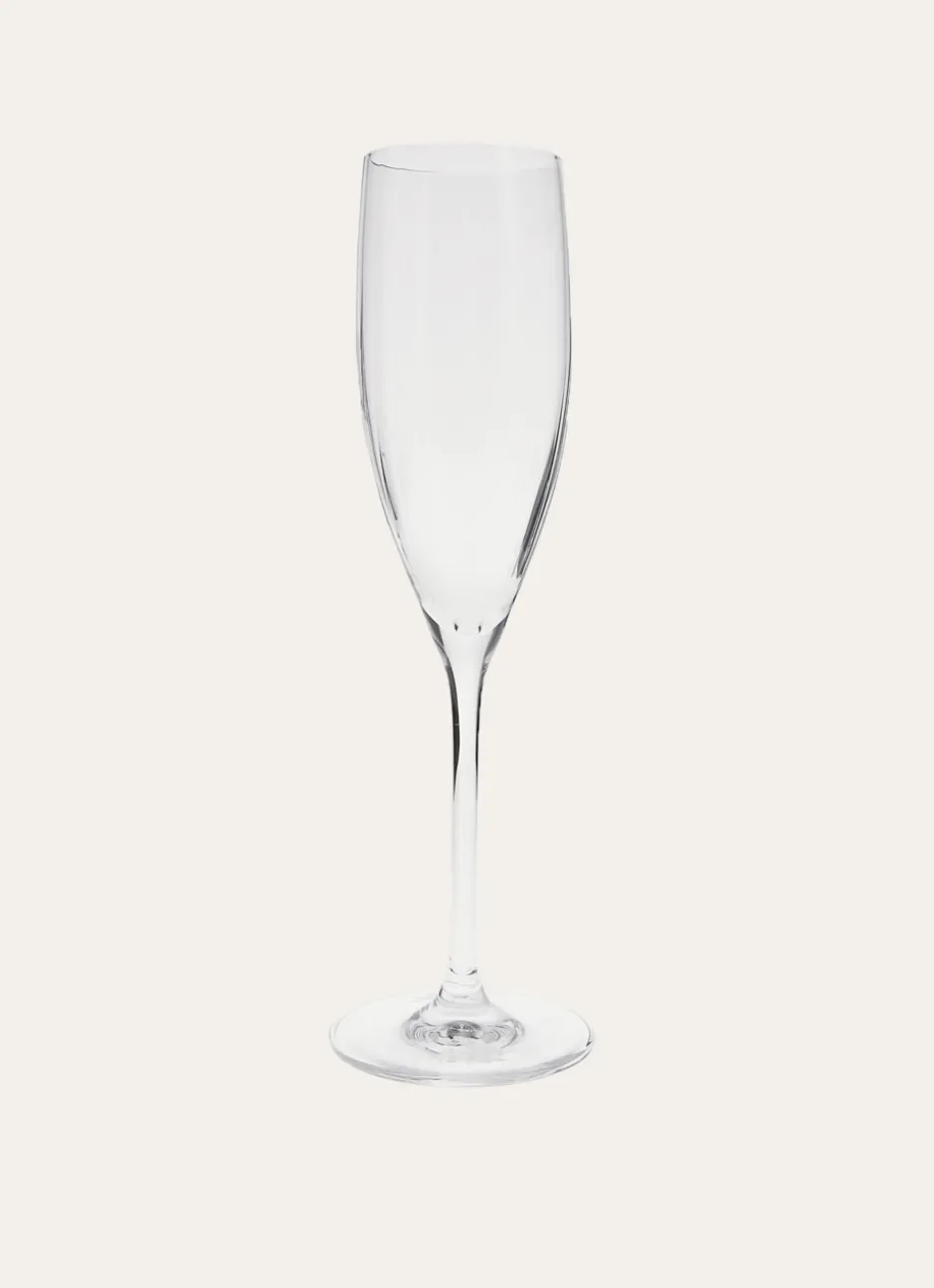 FLUTE EN VERRE TRANSPARENT