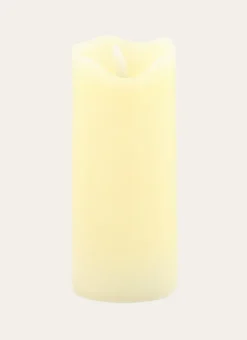 GRANDE BOUGIE LED CYLINDRIQUE ECRU
