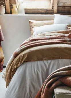 HOUSSE DE COUETTE COTON ET CACHEMIRE CAMEL