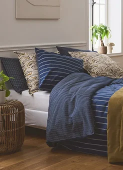 HOUSSE DE COUETTE EN FLANELLE CHARLES MARINE