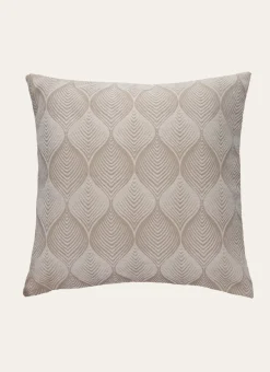 HOUSSE DE COUSSIN EN JACQUARD CHENILLE IVOIRE