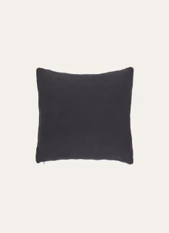 HOUSSE DE COUSSIN EN LIN LAVÉ Noir