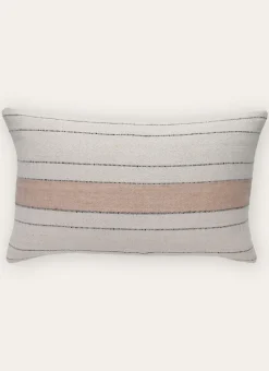 HOUSSE DE COUSSIN RUBEN TISSÉE EN COTON ET LIN MULTICOLORE