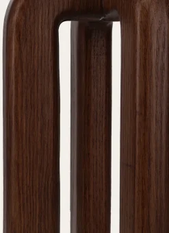 LAMPE SCULPTURE H68 CM MARRON