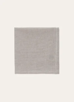 LOT DE 2 SERVIETTES DE TABLE TEXTURÉES BEIGE
