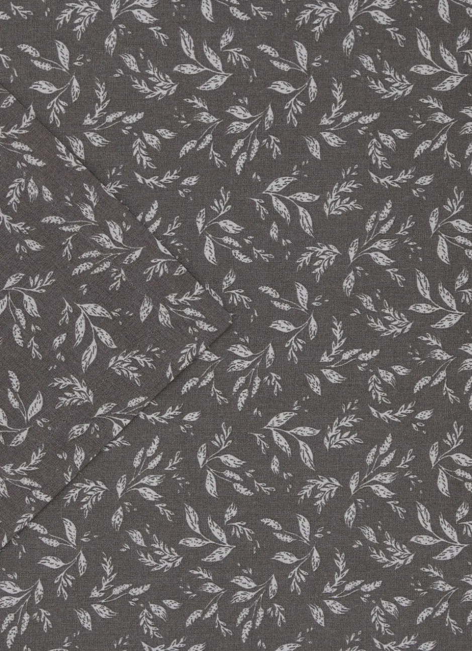 LOT DE 2 SERVIETTES EN COTON GRIS