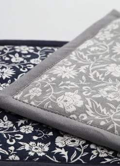 MANIQUE FLEURS BICA GRIS