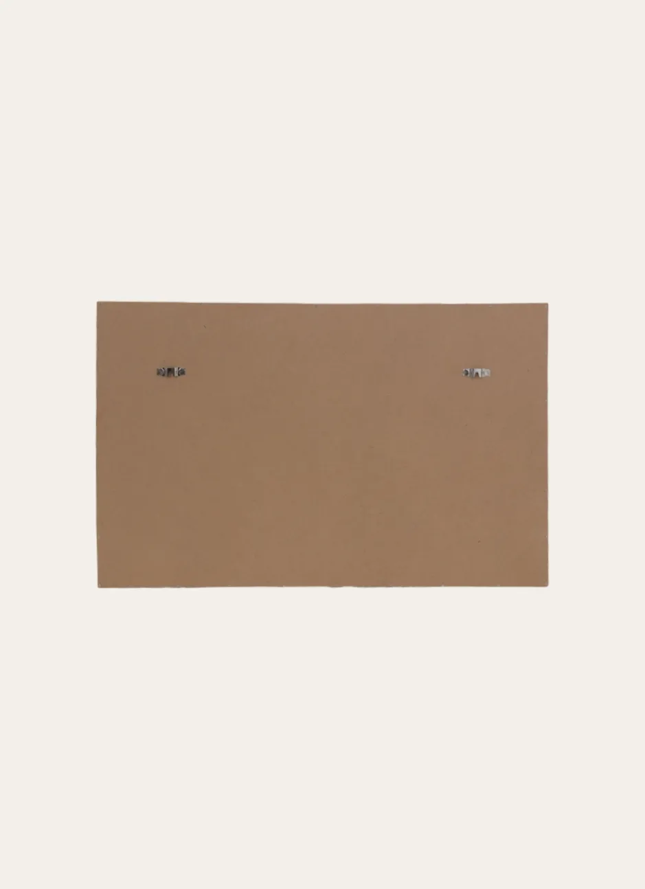 MIROIR HORIZONTAL EN BOIS DE PIN AVEC RANGEMENT NATUREL
