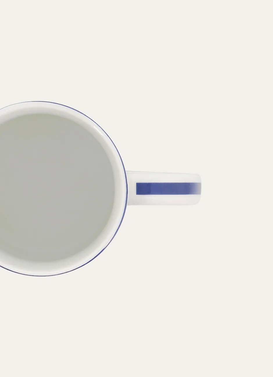 MUG EN PORCELAINE AVEC MOTIF MARIN - GOAP MULTICOLORE