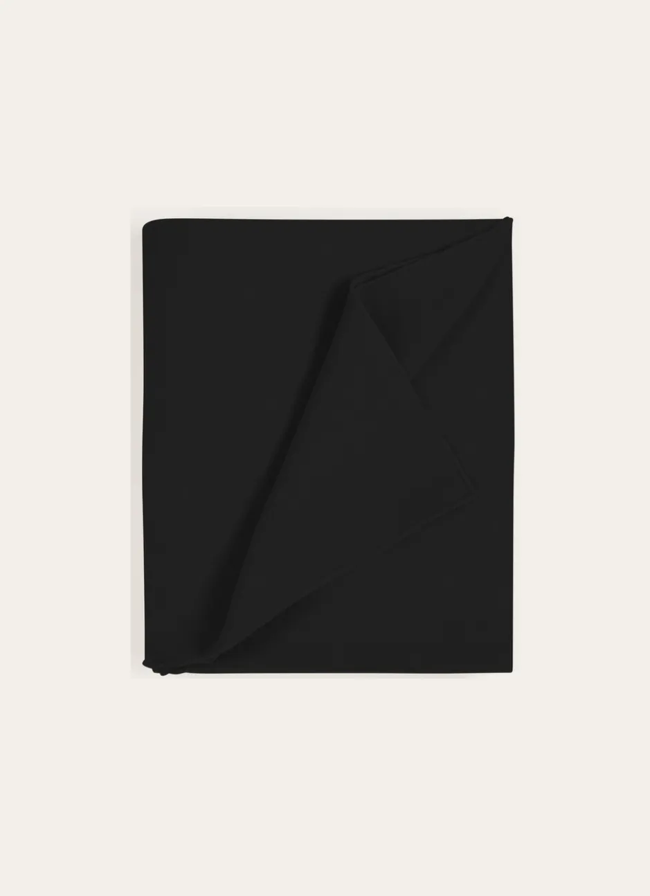 NAPPE COTON LIN FINITION BOURDON NOIR