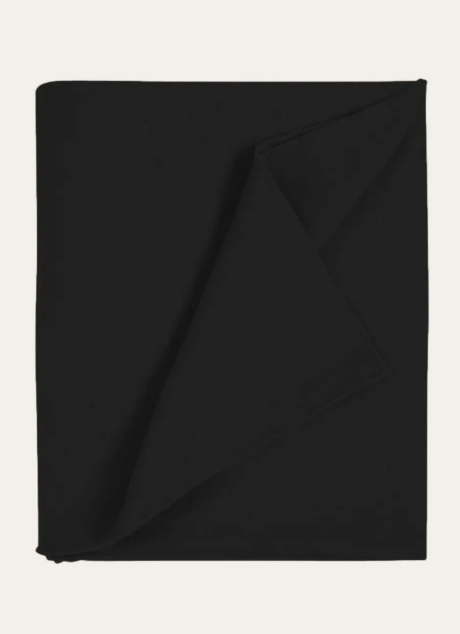 NAPPE COTON LIN FINITION BOURDON NOIR