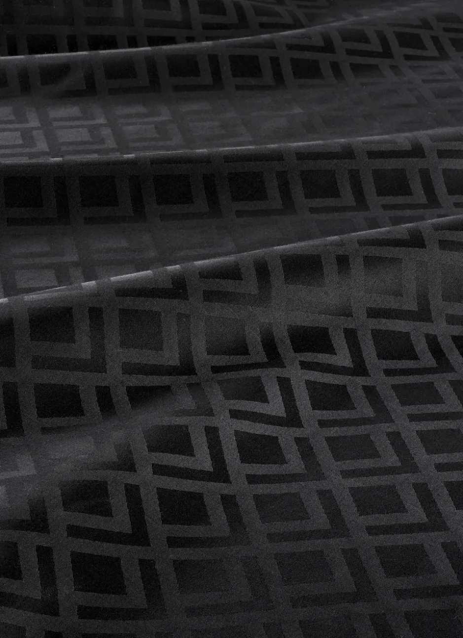NAPPE EN JACQUARD DE COTON Noir