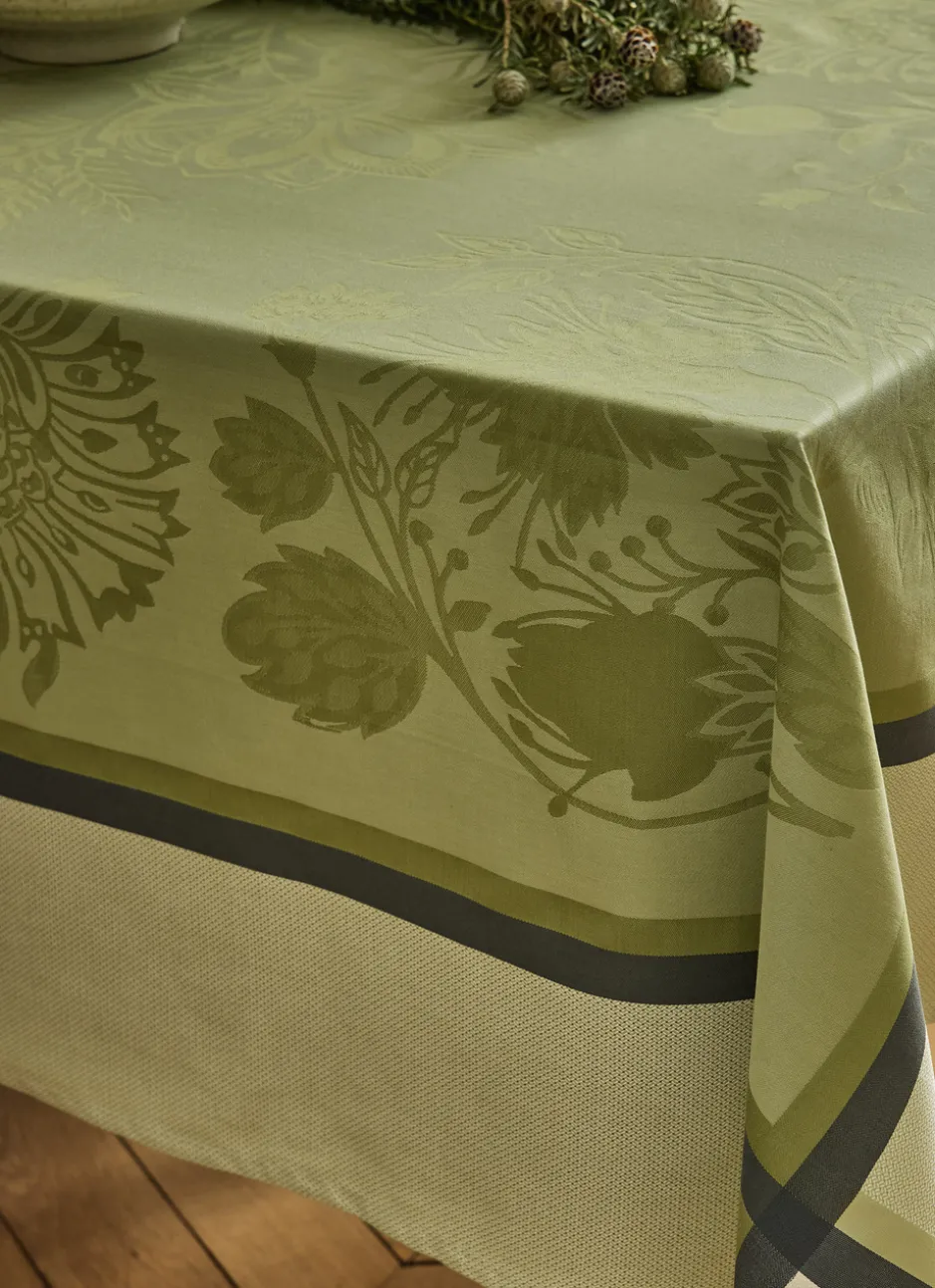 NAPPE EN JACQUARD DE COTON INTZ MULTICOLORE VERT