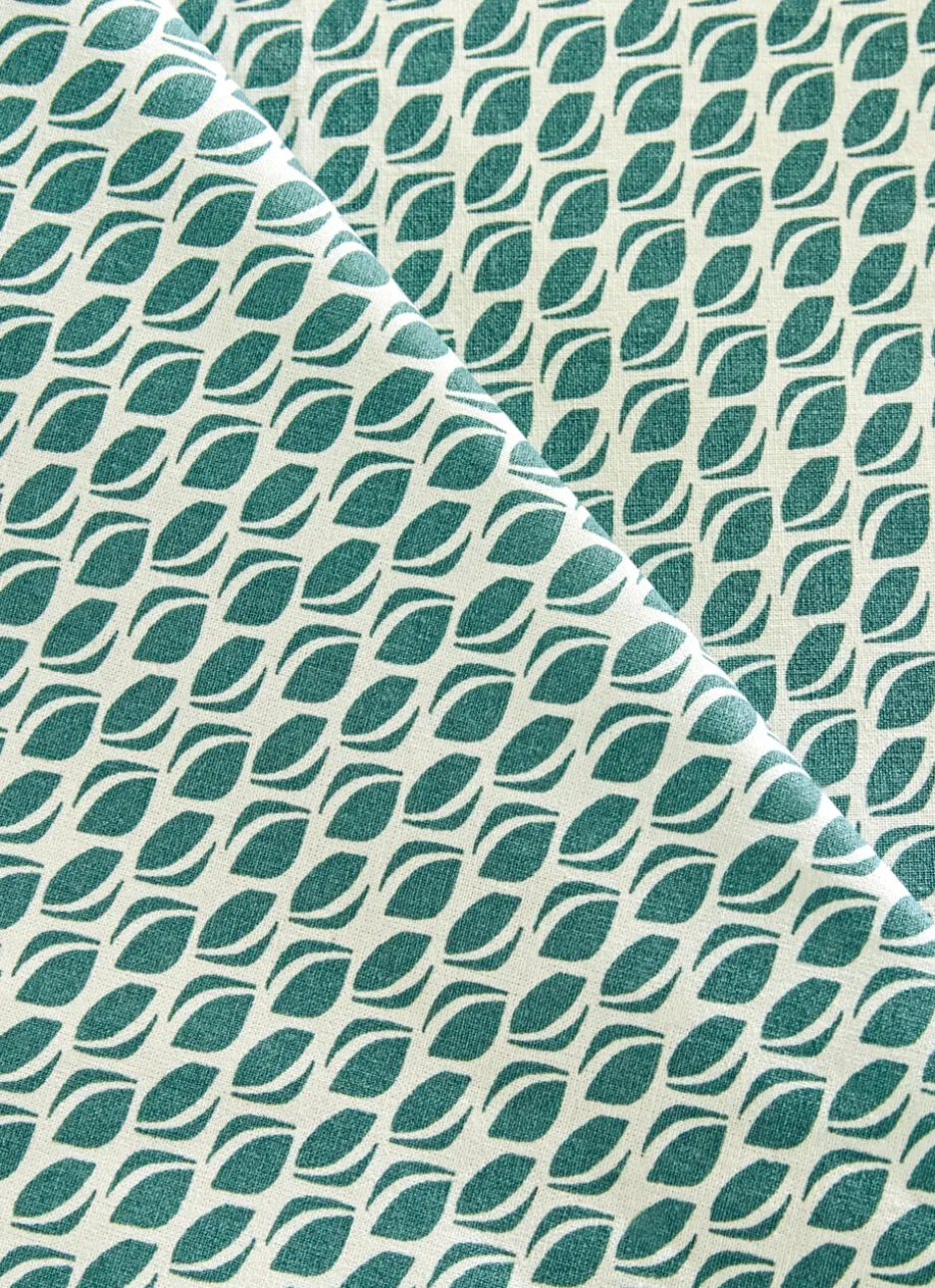 NAPPE ENDUITE IMPRIMÉ GRAINS DE CAFÉ VERT CEDRE