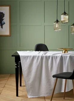 NAPPE RONDE JACQUARD FLORAL REJA ÉCRU