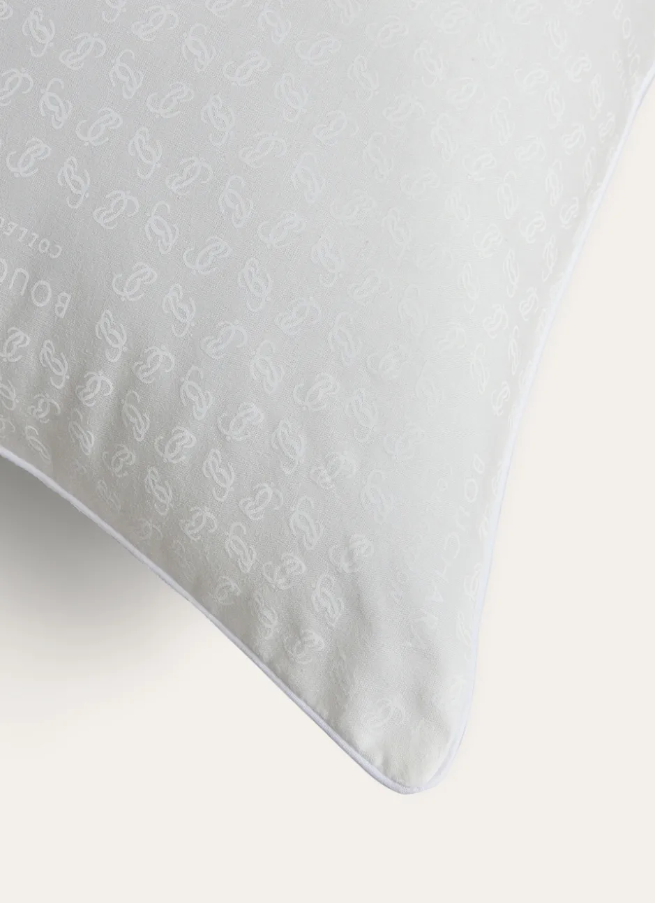 OREILLER EN PERCALE MOELLEUX ANTI-ACARIENS ECRU