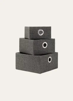 PANIER DE RANGEMENT UNI PETIT FORMAT GRIS UNI