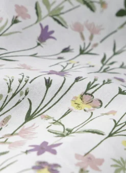 PANIÈRE DE 3 TORCHONS EN COTON MOTIF VÉGÉTAL MULTICOLORE
