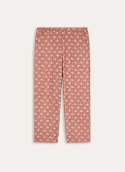 PANTALON BAS DE PYJAMA RIMA CORAIL