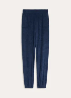 PANTALON CONFORTABLE EN MATIÈRE ÉPONGE ENCRE