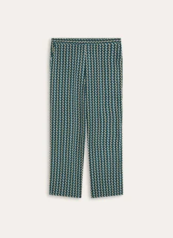PANTALON EN VISCOSE COKAT vert