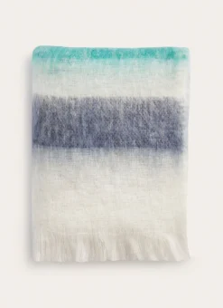 PLAID EFFET MOHAIR NUIT